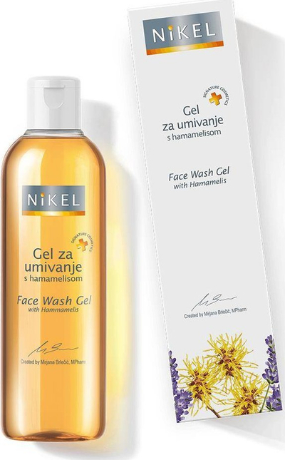 Xел за миење лице Никел Face Wash Gel Witch Hazel, 200 ml
