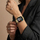 Smartwatch për goca Gravity GT32-2, bën telefonata, me rrip metalik edhe lëkure, ngjyrë e artë
