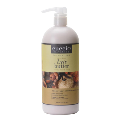 Gjalpë trupi i lëngshëm Cuccio Naturale Ultra Sheer Blend Vanilla & Sugar, 946 ml