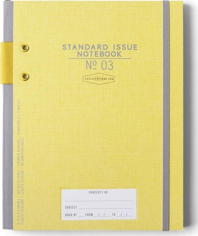 Fletore me vija Designworks Ink Notes A5 / 192K Ocher line