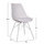 Set tavolina me karrige 5-pjesësh HM11023.31 120×70×76,5 cm, bardhë
