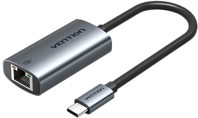 Adaptor rrjeti Vention USB-C në Gigabit Ethernet, 0.15m, 1000 Mbit/s, gri