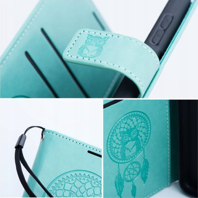 Kapak telefoni OEM Mezzo për Xiaomi Redmi Note 12 4G, tip libër, me xhepa kartash, jeshil