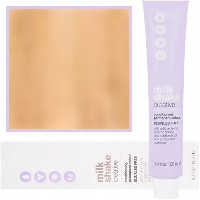 Ngjyrë e përhershme flokësh Milk Shake Creative 9.314 9GAC, 100ml, blond i artë bakër