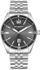 Ore burrash Lee Cooper Aubin LC08281.350, mekanizëm quartz, rrip metalik, argjendi