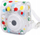 Çantë mbrojtëse LoveInstant për Fujifilm Instax Mini 12, dizajn me pika shumëngjyrëshe, transparente