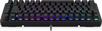 Tastierë wireless Endorfy Thock 75, mekanike Kailh Red, RGB, e zezë