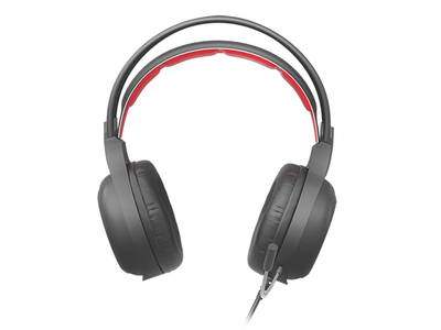 Kufje Natec Genesis Radon 300, 7.1 Surround, të kuqe