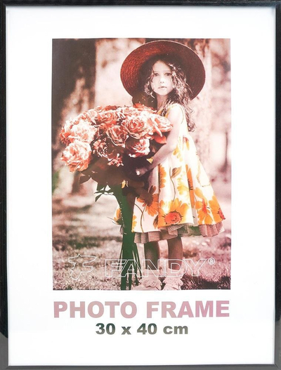 Kornizë fotosh Simple Frame, 30x40cm, plastike, e zezë