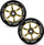 Rrota trotineti Soke Scooter 110mm, ABEC 9, set 2 copë, ngjyrë e artë