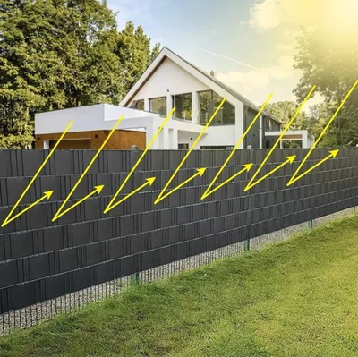 Rrip për rrethim Fencing Tape 23696, 19cm x 35m, 450g/m2, antracit