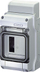 Kuti shpërndarëse Hensel Modular KV 9103, 1 x 3 module, IP65, derë transparente