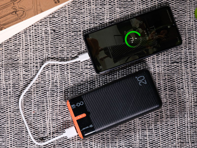 Powerbank Tracer Energen 20000mAh, PD QC 3.0, 20W, portokalli
