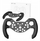 Timon gaming PXN W V10F, aksesor për kontrollor, ergonomik, i zi