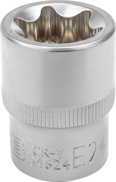 Kokë çelësi TORX JCB 1/2", E24, metalik