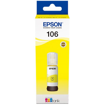 Boçkë boje Epson 106 Ecotank, e verdhë, origjinale