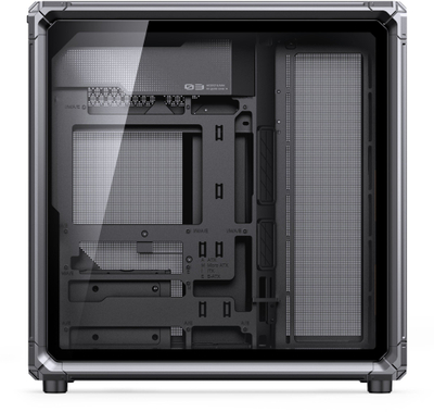 Kuti PC Jonsplus X400 ATX Mid Tower, xham i temperuar, USB C, gri