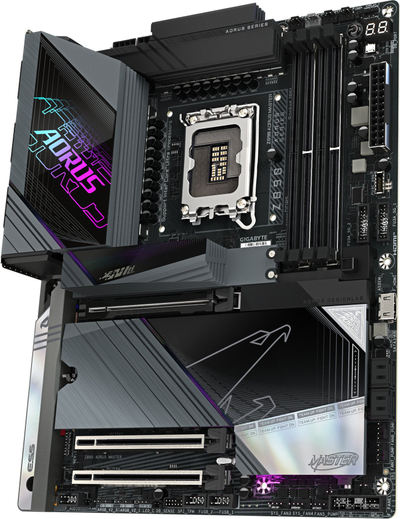 Motherboard GIGABYTE Z890 AORUS MASTER, DDR5, PCIe 5.0, e zezë
