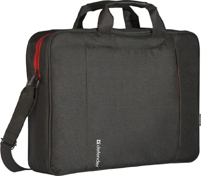 Çantë laptopi Defender Geek Bag 15.6", poliestër, xhep për aksesorë, e zezë
