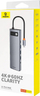 HUB USB C Baseus Metal Gleam 11 në 1, 11 porta, Space Grey