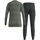Set termo fëmijësh Odlo Active Warm, madhësia 128 cm, me mëngë të gjata, gri