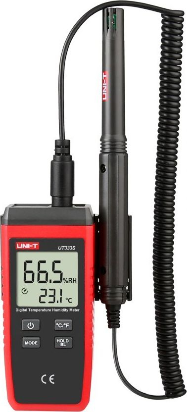 Мерач на температура и влажност Uni-T UT333S, дигитален екран, пренослив