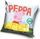 Jastëk dekorativ Peppa Pig, 40x40cm, poliester, shumëngjyrësh