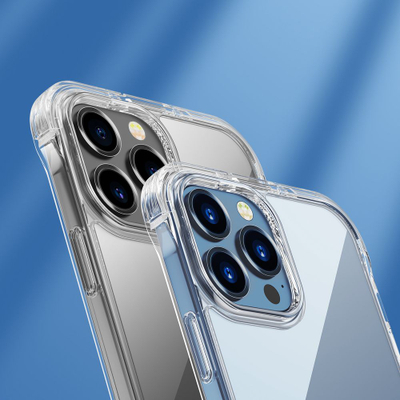 Навлака за телефон Joyroom Defender JR-BP956 за iPhone 13 Pro Max, со зајакната заштита, проѕирна
