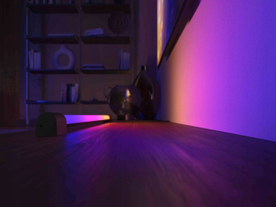 Lampë studio Philips Hue Play Gradient Light Tube, 125cm, LED, e bardhë