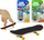 Lodër skateboard për gishta Cool Finger, fingerboard, për kalamaj mbi 3 vjeç, shumëngjyrëshe