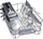 Enëlarëse Bosch Serie 4 SPV4HKX12E, 10 kompletë, 45 cm, Home Connect, e bardhë