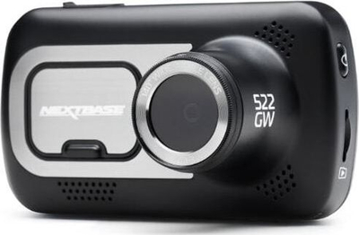 Камера за автомобил Nextbase 522GW, 2K 1440p, контрола со глас Alexa, црна