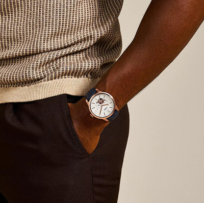 Orë dore për meshkuj Fossil Townsman Automatic ME3171, e zezë