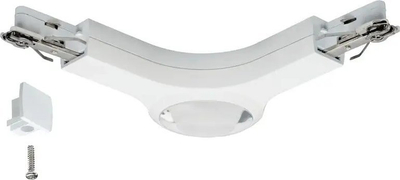 Lidhës shine LED Paulmann URail L Connector 827, dritë e ngrohtë, i bardhë