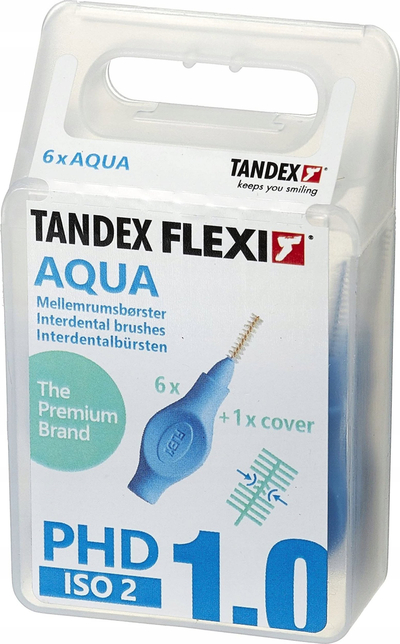 Furça interdentare Tandex Proxi Aqua, 6 copë, blu