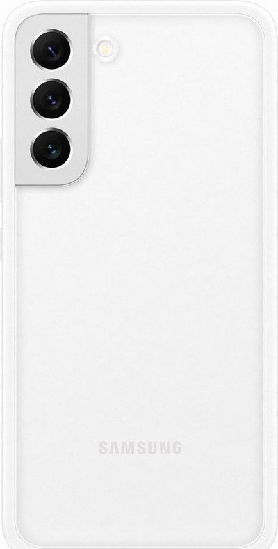 Kopertinë Samsung Galaxy S22+ Frame Cover, bumper mbrojtës, backplate që ndërrohet, e bardhë