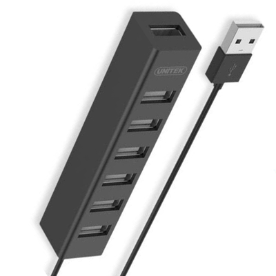 HUB USB Unitek, 7 x USB 2.0, i zi