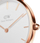 Orë dore për femra Daniel Wellington Petite 36 Melrose DW00100305, ari rozë