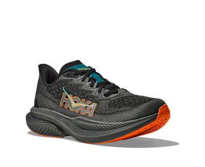Atlete për vrapim Hoka Mach 6, tekstil, për meshkuj, Black Electric Tangerine