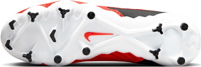 Këpucë futbolli Nike Phantom GX Academy FG MG për fusha të forta, NikeSkin, të kuqe me të zeza