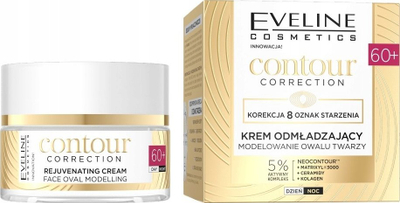Krem fytyre Eveline Contour Correction, hidratues rigjenerues 60+, 50ml