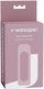Këllëf silikoni Wessper B1 për shishe qelqi 0.5L, powder pink