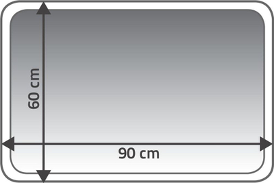 Тепих за бања RIDDER Carl, 60x90cm, против лизгање, беж со линии