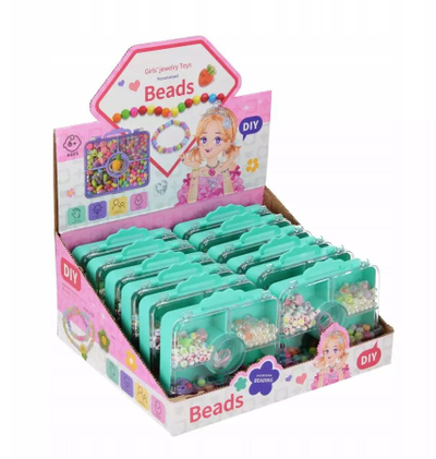 Set bonzhash Mega Creative Beads for Stringing Bracelets, për byzylykë, shumëngjyrëshe