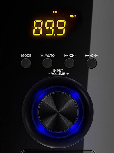 Altoparlantë kompjuteri Sven SV-013233, sistem 2.1, 55W RMS, i zi