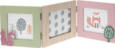 Kornizë foto Home Styling Collection Forest, për 3 foto, MDF, me shumë ngjyra
