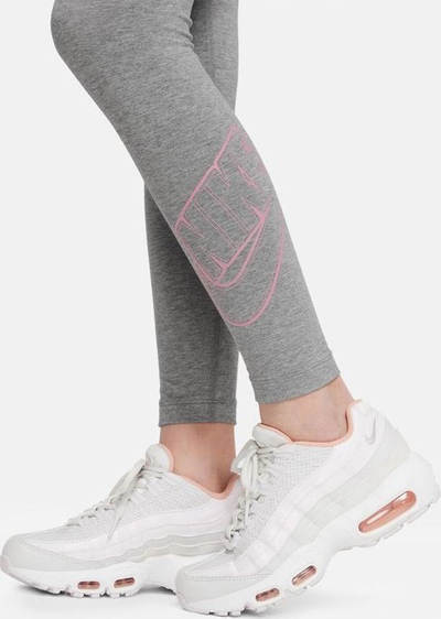 Хеланки Nike Sportswear Essential Jr DN1853-092, за девојчиња, еластичен појас, сиви
