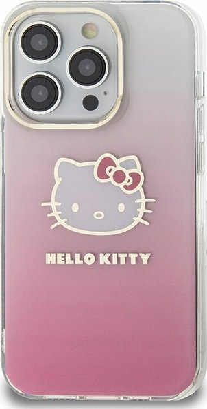 Mbulesë telefoni Hello Kitty HKHCP14XHDGKEP, për iPhone 14 Pro Max 6.7", hardcase TPU, rozë