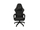 Karrige gaming Fury Shinai S4 NFF-2363, gas lift klasë 4, jastëkë ergonomikë, e zezë