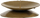 Mbajtës qiri Saska Garden Candle Holder Base, 6cm, metalik, ngjyrë ari